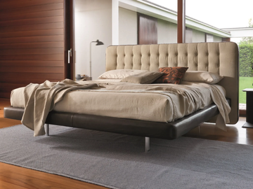 DEDALO UP - Double bed with upholstered headboard by Désirée divani - view 2